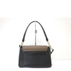 Furla Belvedere brown white Bag Leather Shoulder black